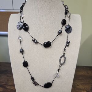 Joshua Benbassat Freshwater Pearl Beaded Necklace